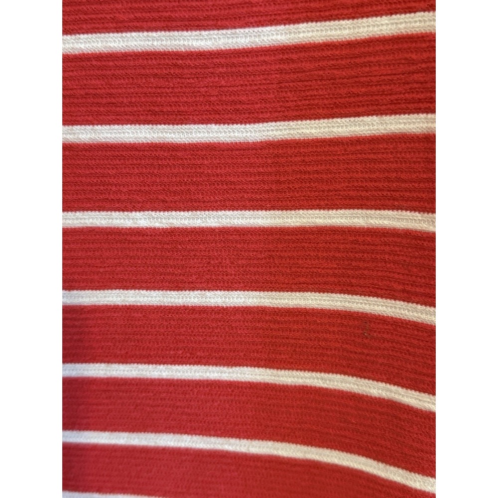 Talbots Red and White Striped Blouse - Picture 2 of 5